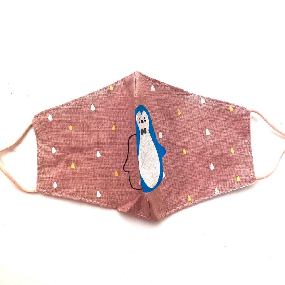 NEW Penguin Face Mask Animal Kid Adjustable Strap